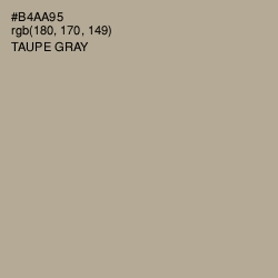 #B4AA95 - Taupe Gray Color Image